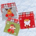 thumbnail image 4 of Gnwei Christmas Decorations - Christmas Gift Bags with Drawstrings Xmas Reusable Goody Bags for Christmas Party Favor Wrapping Supplies Bulk Holiday Party Decor, 4 of 9