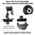 thumbnail image 2 of Spare Tire Carrier Assembly 51900-60280 For Toyota 4Runner GX470 2003-2009, 2 of 11