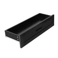 thumbnail image 4 of Black Kitchen Island with Extendable Dining Table for 4-6 | MDF Storage Cart, Power Outlet & Shelves - 82.7” Length, 4 of 32