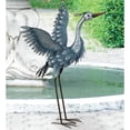 thumbnail image 2 of Metallic Blue Heron 29" - Wings Up, 2 of 4
