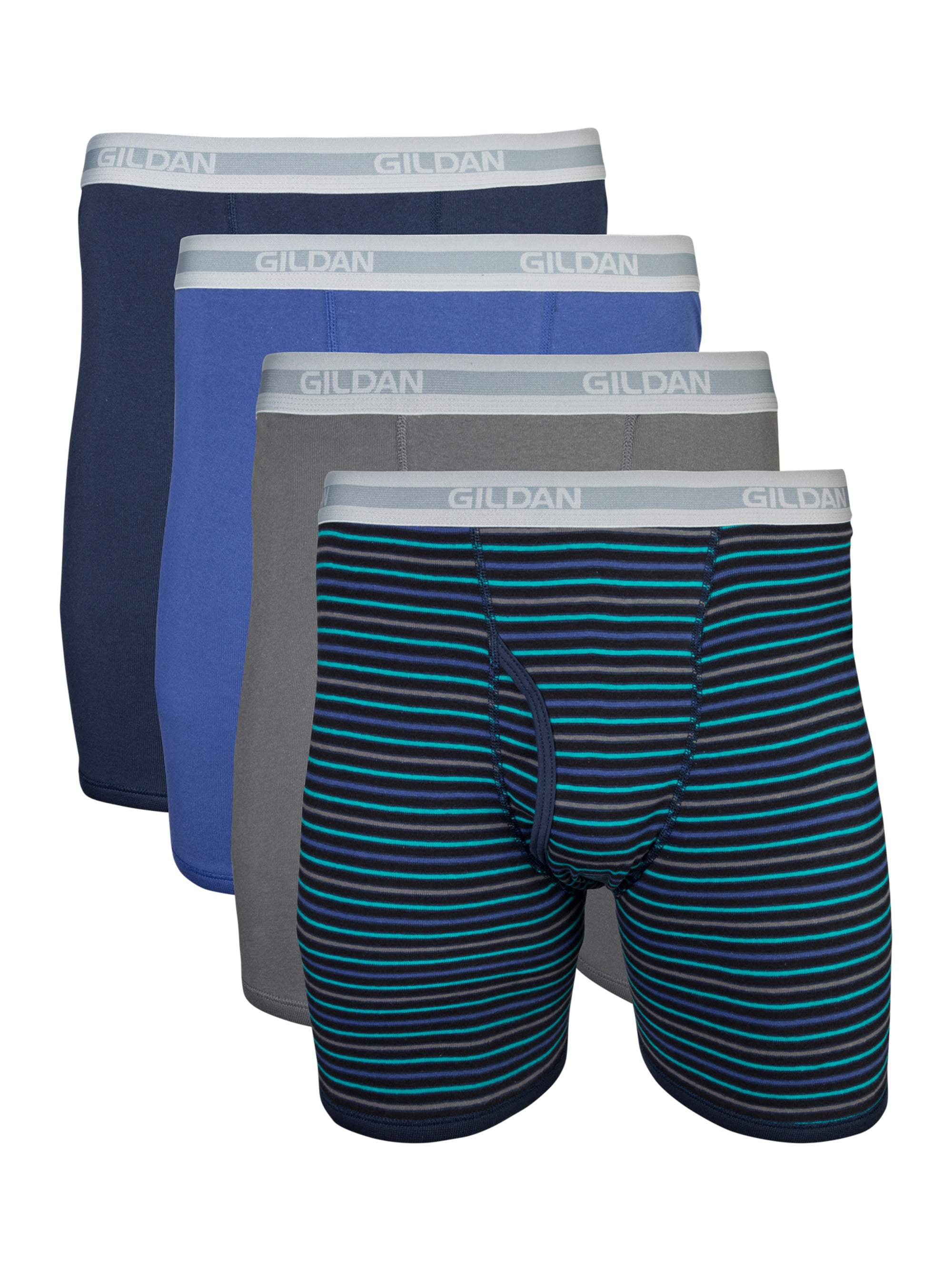 gildan long leg boxer briefs