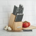 thumbnail image 4 of Farberware Triple Riveted Knife Block Set 15-piece in Grey, 4 of 11