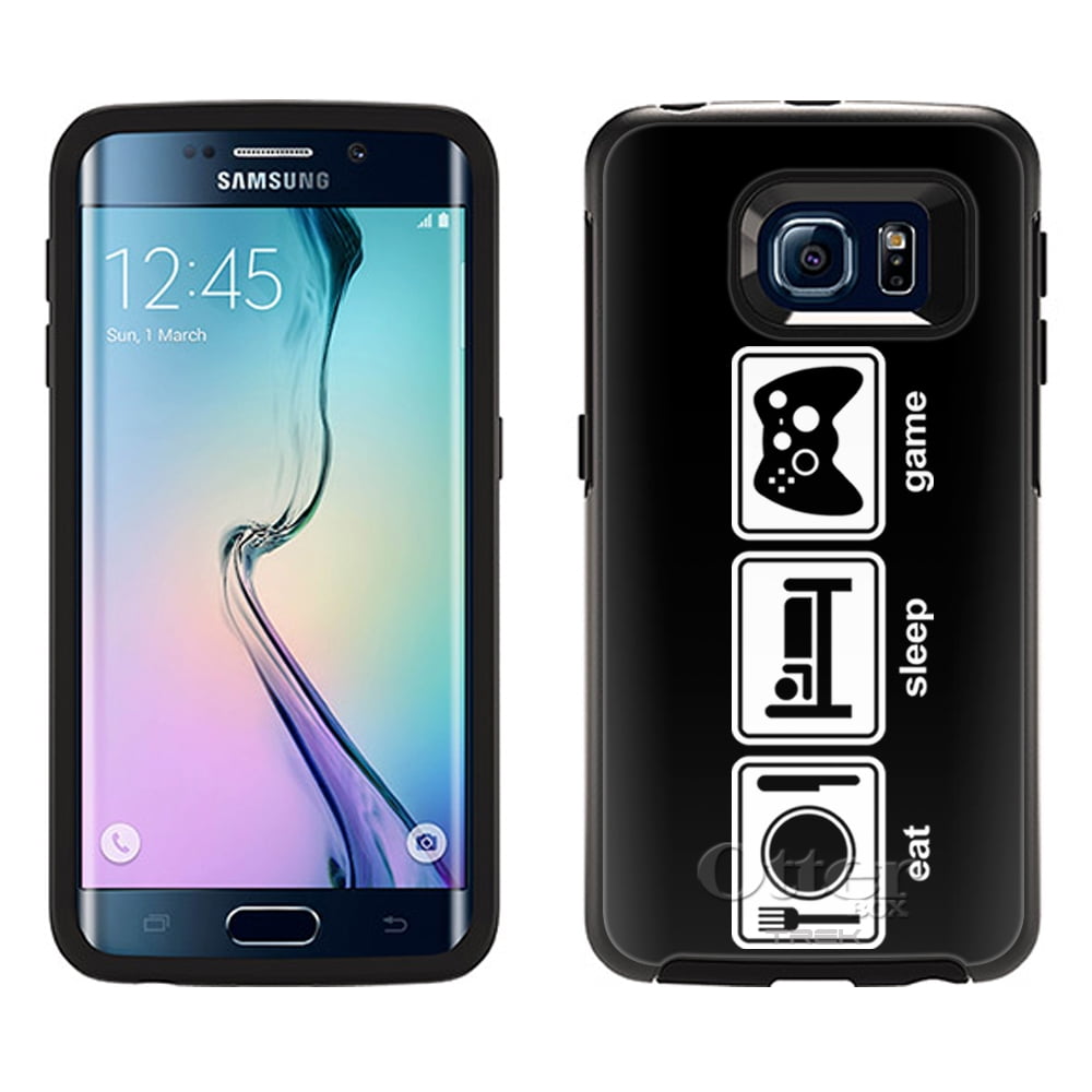Otterbox Symmetry Samsung Galaxy S6 Edge Case Eat Sleep Game On Black Otterbox Case Walmart Com Otterbox Symmetry Samsung Galaxy S6 Edge Case Eat Sleep Game On Black Otterbox Case Walmart Com