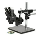 thumbnail image 5 of AmScope - 3.5X-90X Trinocular Stereo Zoom Microscope with Double Arm Boom Stand - Black - SM-4TZ-B, 5 of 6