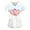 54# White, variant on Womens Heart Printed Animals Nurse Uniforms Scrub Tops for Women, Short Sleeve V Neck Scrub Shirt with Pockets Khaki XL