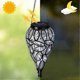 thumbnail image 2 of Outdoor Plastic Solar Hanging Lantern, Twinkle Effect Tear-Shaped Hanging Lantern Decor Garden Decorative Solar Lights for Backyard, Patio and Lawn, 2 of 4