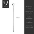 thumbnail image 6 of Viski Stainless Steel Weighted Barspoon for Cocktails, 6 of 13