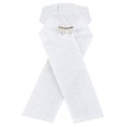 thumbnail image 1 of 3 piezas de algodón peinado blanco para adultos y niños, collar de equitación con flores, broche para corbata, accesorio ecuestre, perla, talla única, 1 of 11