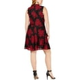 thumbnail image 2 of City Studio Womens Plus Lace Overlay Party Party Dress, 2 of 2