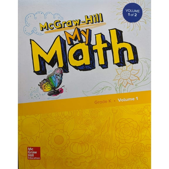 McGraw-Hill My Math, Grade K, Student Edition, Volume 1