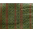 thumbnail image 4 of oneOone Georgette Viscose Fabric Leaves & Swirl Block Fabric Prints By Yard 42 Inch Wide, 4 of 4