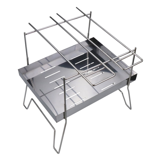 Sonducket Rejilla para parrilla de barbacoa resistente al calor, fogata, carne, soporte para asar a la parrilla, yardas, fiesta, Camping, senderismo, Estufas de camping Sonducket OD019662-00B