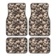 thumbnail image 1 of Fotbe Pug Juego de 4 Tapetes para Auto con Estampado – Alfombrillas de Goma Reforzada, Diseño Antideslizante, Protección para Todo el Año – Vehículos, Autos, Camionetas y SUVs, 1 of 7