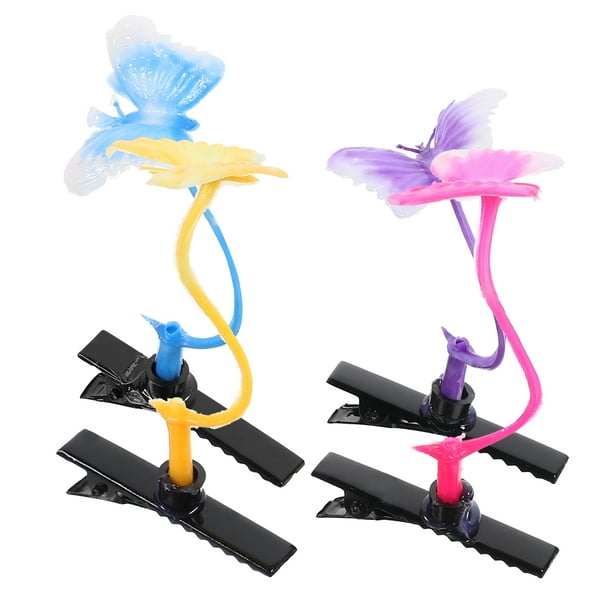 KAKOWELY 30 pinzas para el pelo con forma de mariposa, adorables horquillas de dibujos animados, accesorios para el pelo de fiesta, pasadores, tocados
