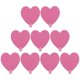thumbnail image 1 of 12 piezas de hierro, perchas adhesivas en forma de corazón, ganchos montados en la pared, gancho para ropa, percha sin rastro para cocina de baño (rosa), 1 of 6