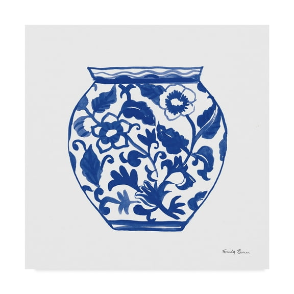 Trademark Fine Art 'Chinoiserie I' Canvas Art by Farida Zaman