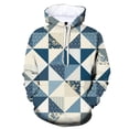 thumbnail image 2 of Sudadera con capucha con patrón geométrico tridimensional para hombre y mujer, sudadera con capucha con estampado 3D de moda, sudadera de manga larga estilo Harajuku y hip hop, 2 of 5