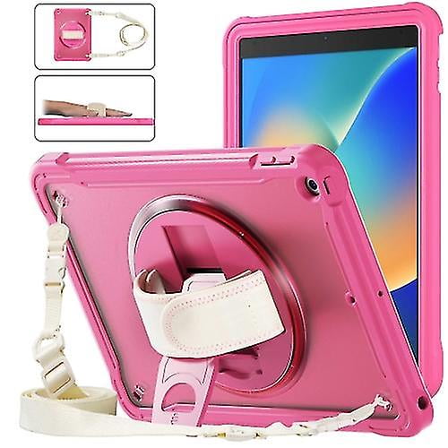 Funda híbrida resistente con asa y correa para iPad 10.2 (2021/2020/2019)