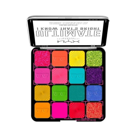 Paleta de Sombras Nyx Professional Makeup Ultimate I Know That's Bright