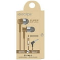 thumbnail image 3 of Escape - Stereo In-Ear Headphones, Noise Reduction, Integrated Microphone, Gold, 3 of 3