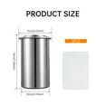 thumbnail image 4 of Qenwkxz Ham Maker Meat Press with Thermometer 304 Stainless Steel Meat Press Cooker with 5 Food Zipper Bags Multifunctional Meat Press Mold Round Shape Deli Meat Press for Meat Pork Beef Lamb, 4 of 8