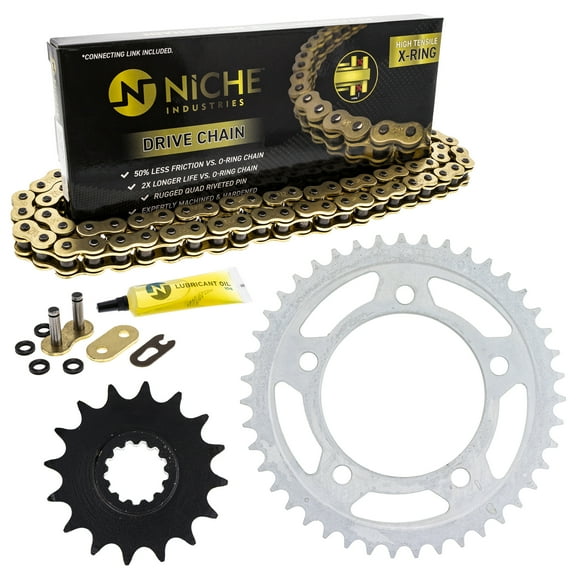 Niche Sprocket Chain Set for Honda CBR900RR 16/43T 525 X-Ring Motorcycle MK1004904
