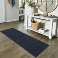 thumbnail image 2 of Mainstays Traditional Navy Heather Shag Indoor Runner Rug, 2' x 6', 2 of 8