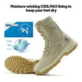 thumbnail image 2 of Rockrooster VEGA Men's 8" Tactical Boot Lightweight Military Combat Boots Soft Toe Comfortable Work Boots Desert Boots AB2664-8.5, 2 of 7
