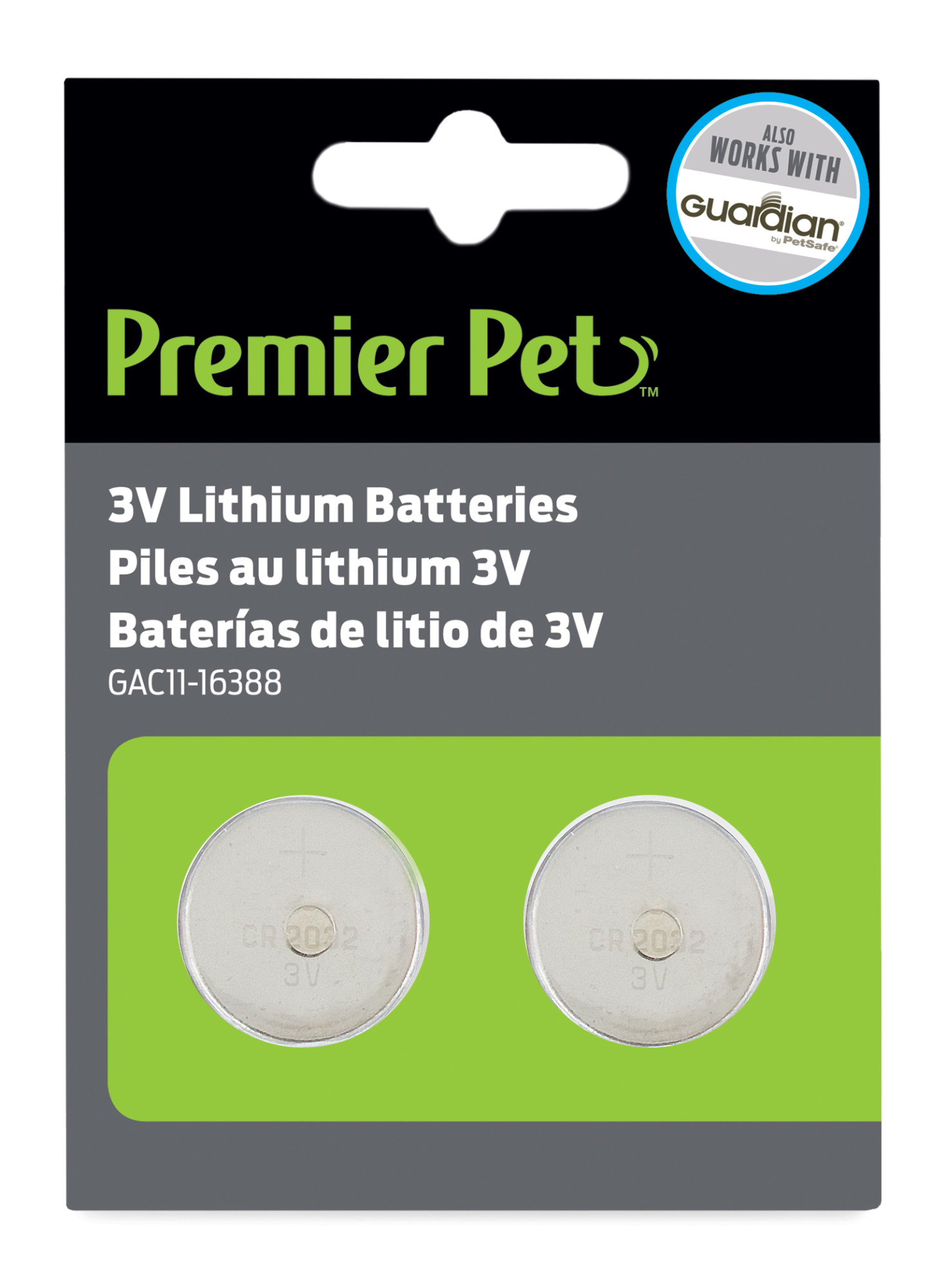 Premier Pet 3V Lithium Batteries - Replacement Bark Collar Batteries  - Pack of 2 - image 3 of 4
