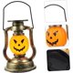 thumbnail image 4 of 1pc Halloween Jack-o-Lantern Light up Jack o Lantern Light Up Lanterns Halloween Pumpkin Table lamp LED Solar Lights Out, 4 of 5