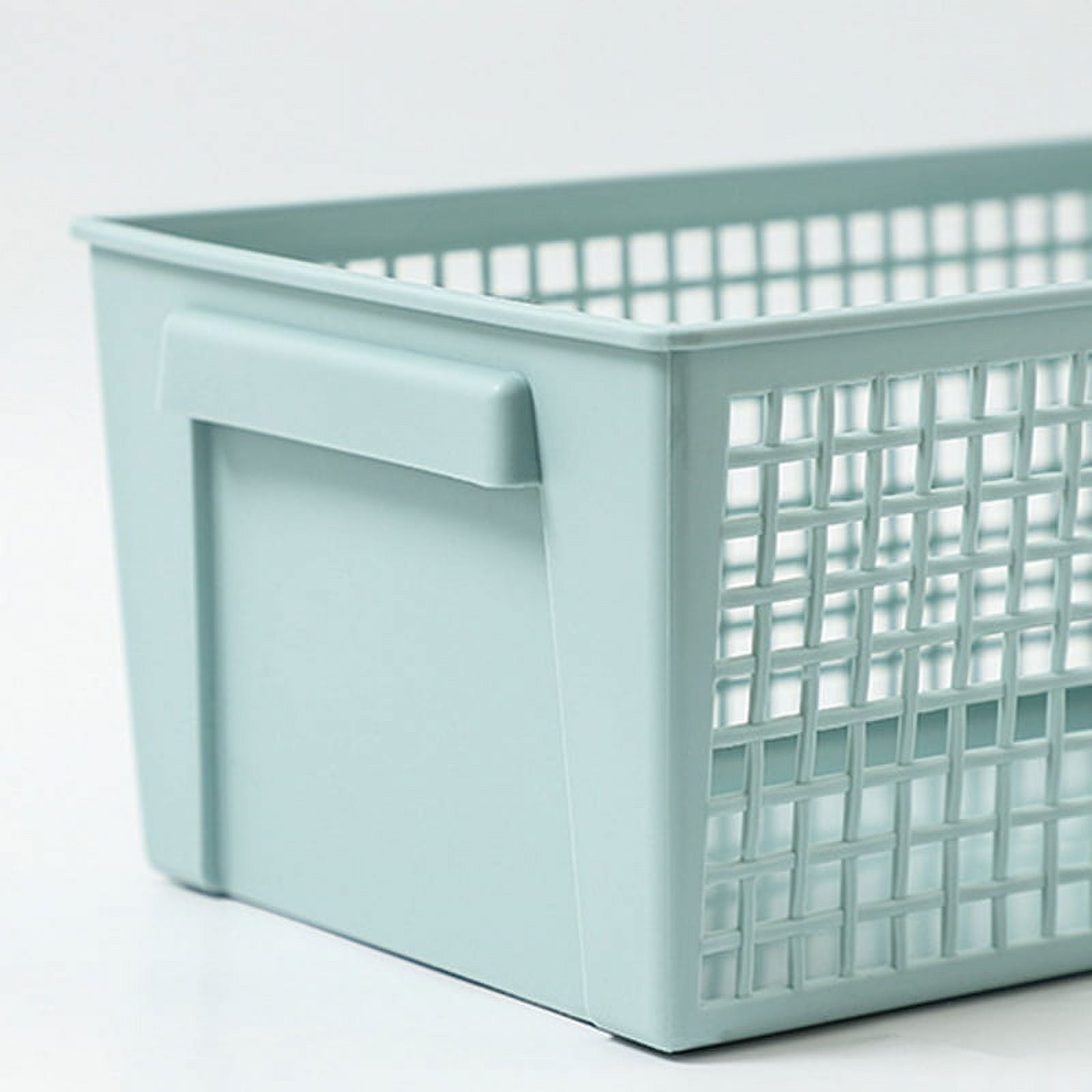 Homgreen [ 8 Pack ] Plastic Storage Baskets - Small Pantry