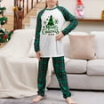 thumbnail image 6 of Anbech Christmas Family Pajamas Matching Nightgowns Graphic Long Sleeve Sleepwear Pjs Set, 2-Piece, Unisex, 6 of 7