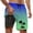 A-Sky Blue, variant on Swim Trunks for Men 7 Inch High Elastic Waist Short Pants Lightweight Rash Guard Shorts for Men Mens Swim Trunks Summer Beach Comfy Bathing Suit Beach Board Shorts