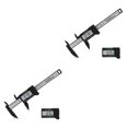 thumbnail image 3 of Scienceny Calibrador Vernier electrónico Digital, alta precisión, acero inoxidable, precisión de medición, accesorio portátil eléctrico, tipo 3 Tipo 3 2piezas Scienceny CBP163400, 3 of 5