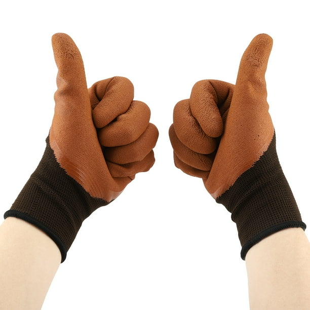 Guantes De Jardinería, Guantes De Jardinería Impermeables Antideslizantes, Guantes De Jardín De Trabajo De Trabajo Duradero Para Carpintería/Yarda/Rosa De Trabajo Jardinería Octpeak No