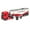 Red, variant on 1:50 Toy Car Model Highly Simulated Transport Tanker Truck Toy Model with Water Spray Function for Children