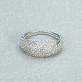 thumbnail image 2 of Luxury Chunky Thick Pave Set Bridal Wedding Ring 1.9 Ct Diamond 14K White Gold Over, 2 of 2