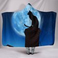 thumbnail image 1 of Moon Cat Hooded Blanket, 1 of 5