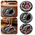 thumbnail image 7 of 3D Halloween Rug, Candy Corn Abyss Quilted Round Mat, Halloween Quilted Round Rug 3D Illusion, Soft & Durable Fabric Non- Modern Home Decor (40cm/15.75in,60cm/23.62in,80cm/31.5in, Style ), 7 of 7