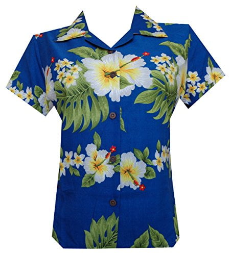 hawaiian shirts10a women hibiscus 