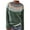 Mint Green, variant on WTOBBY Women's Fashion Sweater with Round Neck and Color-Block Design, Loose Pullover Long Sleeve Knitted Shirt Top for Casual and Chic Outfits,Beige L