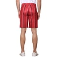 thumbnail image 3 of INSPIRE CHIC Striped Shorts for Men's Regular Fit Summer Chino Shorts Pants 32 Red, 3 of 6