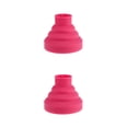 thumbnail image 1 of Cubierta difusora de secador de pelo Qarigey Gel de sílice Rosa roja 2Conjunto, 1 of 6