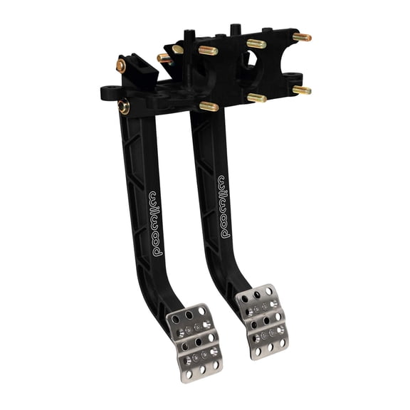 Wilwood 340-11299 Adjustable Dual Pedal, Brake/Clutch, Reverse Swing Mount, 6.25:1