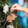thumbnail image 4 of Fiudx Ofertas Y Liquidación Colgante Pequeño De Navidad, Árbol De Navidad, Decoraciones Para Coche, Sombrero De Navidad Acrílico, Colgante Pequeño, 4 of 4