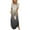 Grey, variant on SMihono Summer Boho Maxi Dress for Women Plus Size Women's Maxi Dresses Summer Casual Cross Rounk Neck Short Sleeve Slit Vacation Beach Long Dress Beach Swing Sundress
