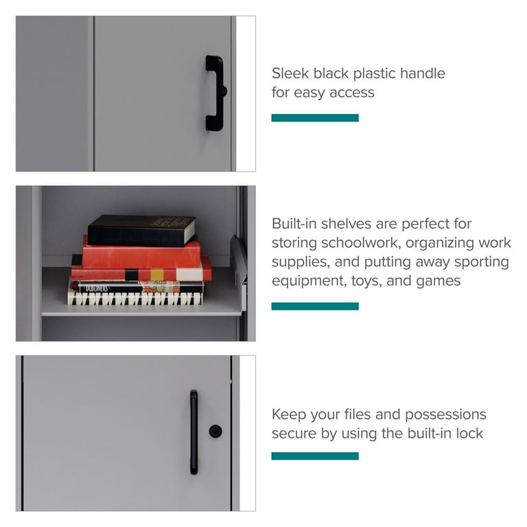 Space Solutions 53.38 inch High 4 Shelf Storage Locker Space Solutions 53.38 inch High 4 Shelf Storage Locker