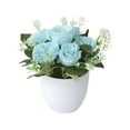 thumbnail image 1 of TIELUTT Rose pour la Maison Réaliste pour Fleurs de Mariage Fleurs Extérieures Décorations de Mariage pour Tables de Réception Centres de Table Centres de Table pour Tables Fleurs de la Saint-Valentin, 1 of 5