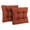 Cinnamon, variant on Blazing Needles 19-inch Squared Spun Polyester Tufted Dining Chair Cushion (Set of Two)