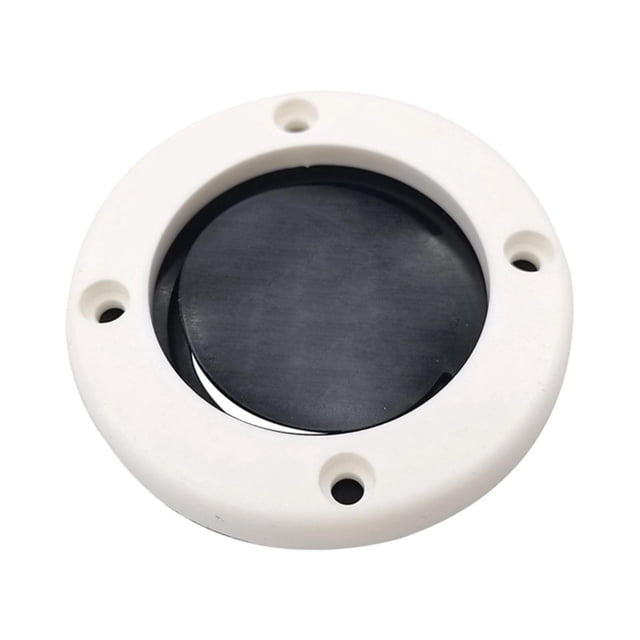 Zorion Replacement Cockpit Scupper Valve Sturdy Plastic Marine Drainage Fittings for RV
